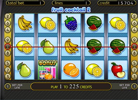 азартная игра Fruit Cocktail 2