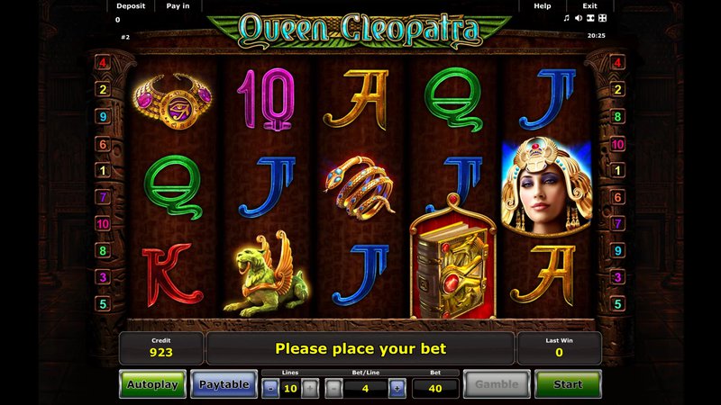 Игровой слот Cleopatra