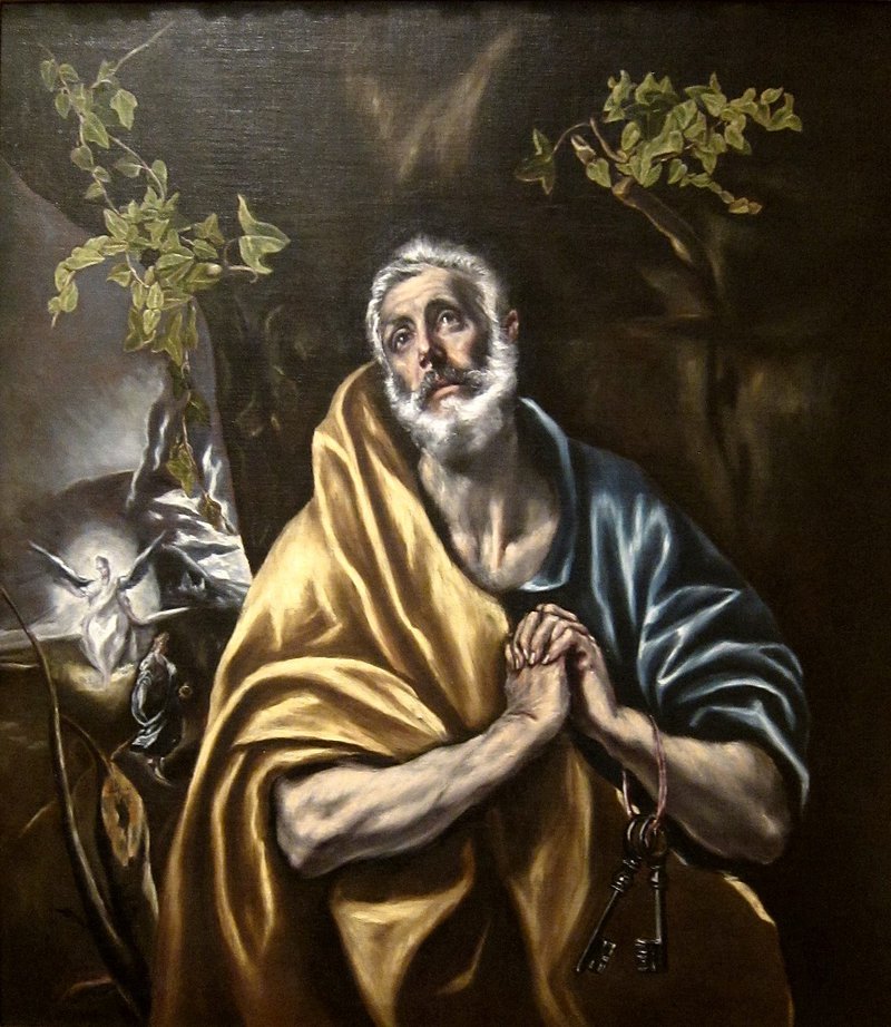 The Penitent Saint Peter by El Greco