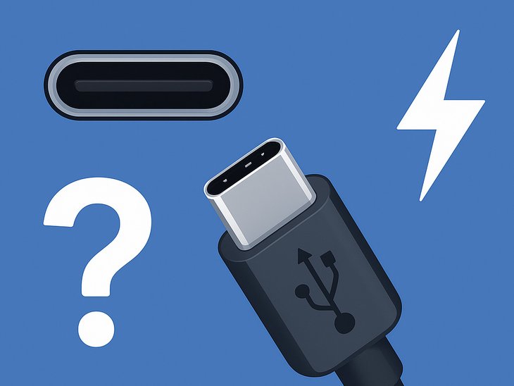 Почему два одинаковых на вид USB-C кабеля работают по-разному