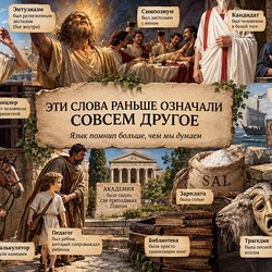 35 привычных слов, которые раньше означали совсем другое